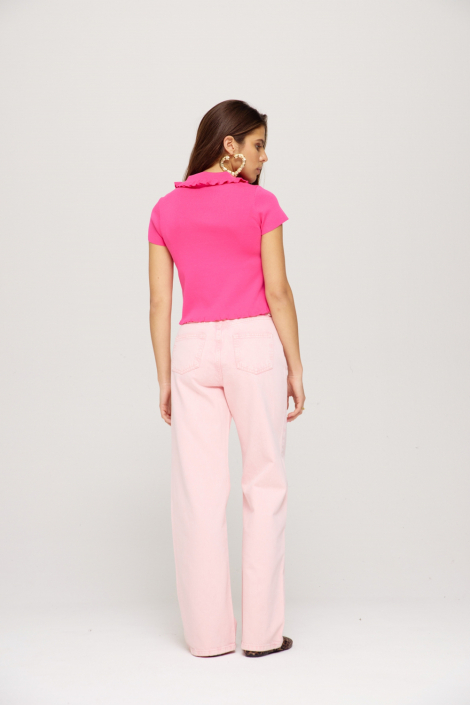 Harper & Yve roze dames vest