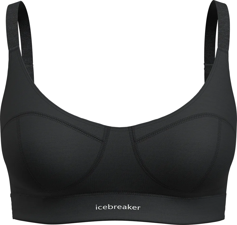 Icebreaker W Queens Clasp Bra Black