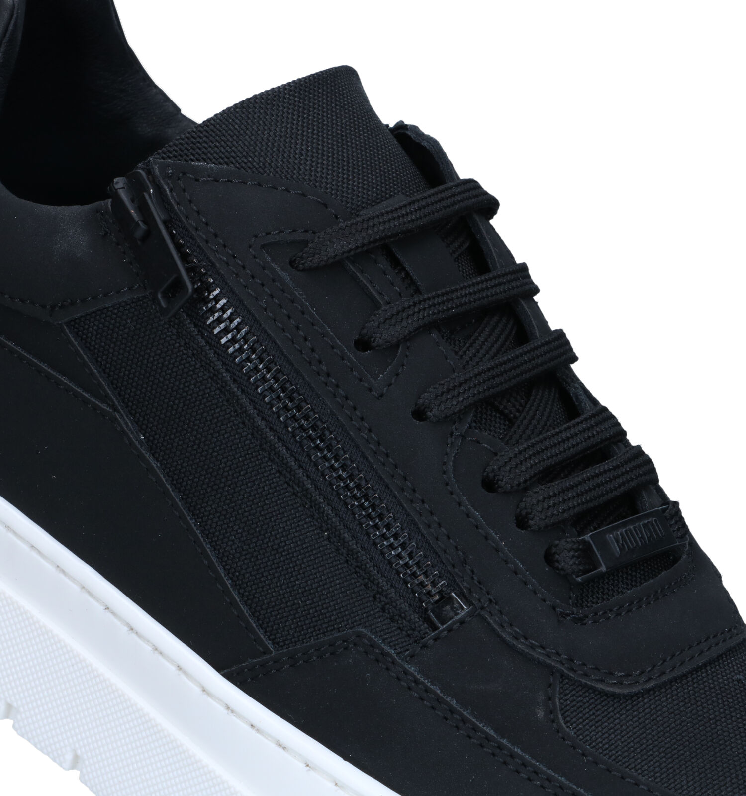 Veterschoenen zwart