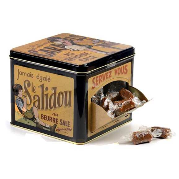 Caramels tendres au beurre salé - Boite fer