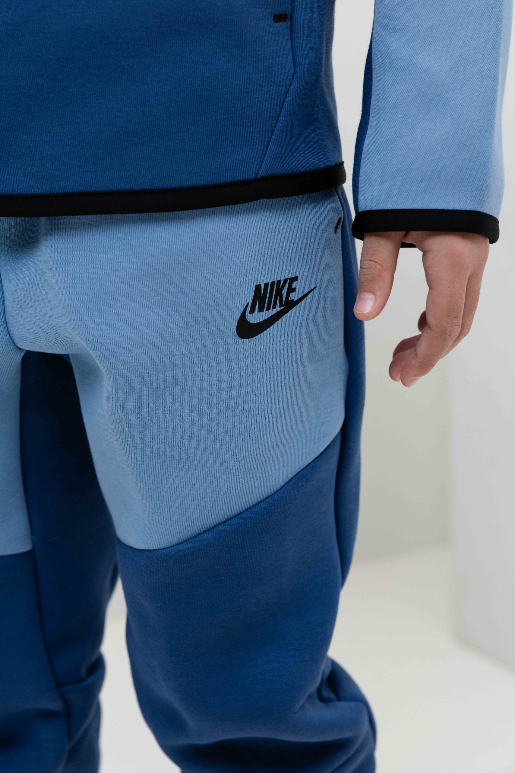 Nike Tech Fleece Trainingspak Kids Lichtblauw/Blauw