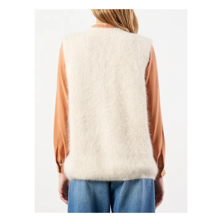 Bellerose Pull Dateis Angora - Collection Femme  | Ecru