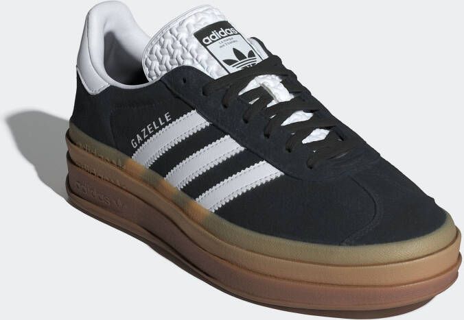 Adidas Originals Gazelle Bold Dames Core Black Cloud White Cloud White- Dames Core Black Cloud White Cloud White