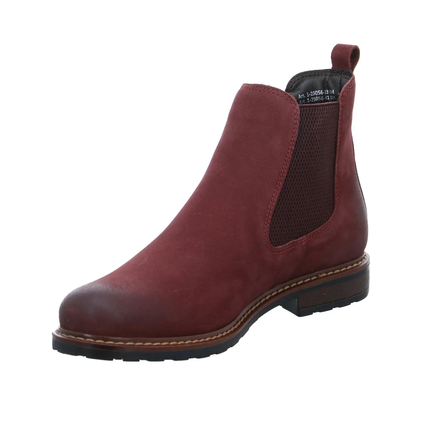 TAMARIS Boot Bordeau Leder