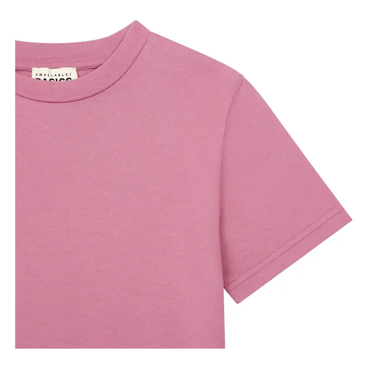 SMALLABLE BASICS T-Shirt Garçon Coton Bio | Vieux Rose