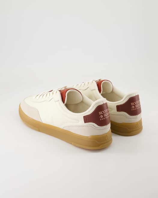 Scotch & Soda Slim Sneaker in Beige