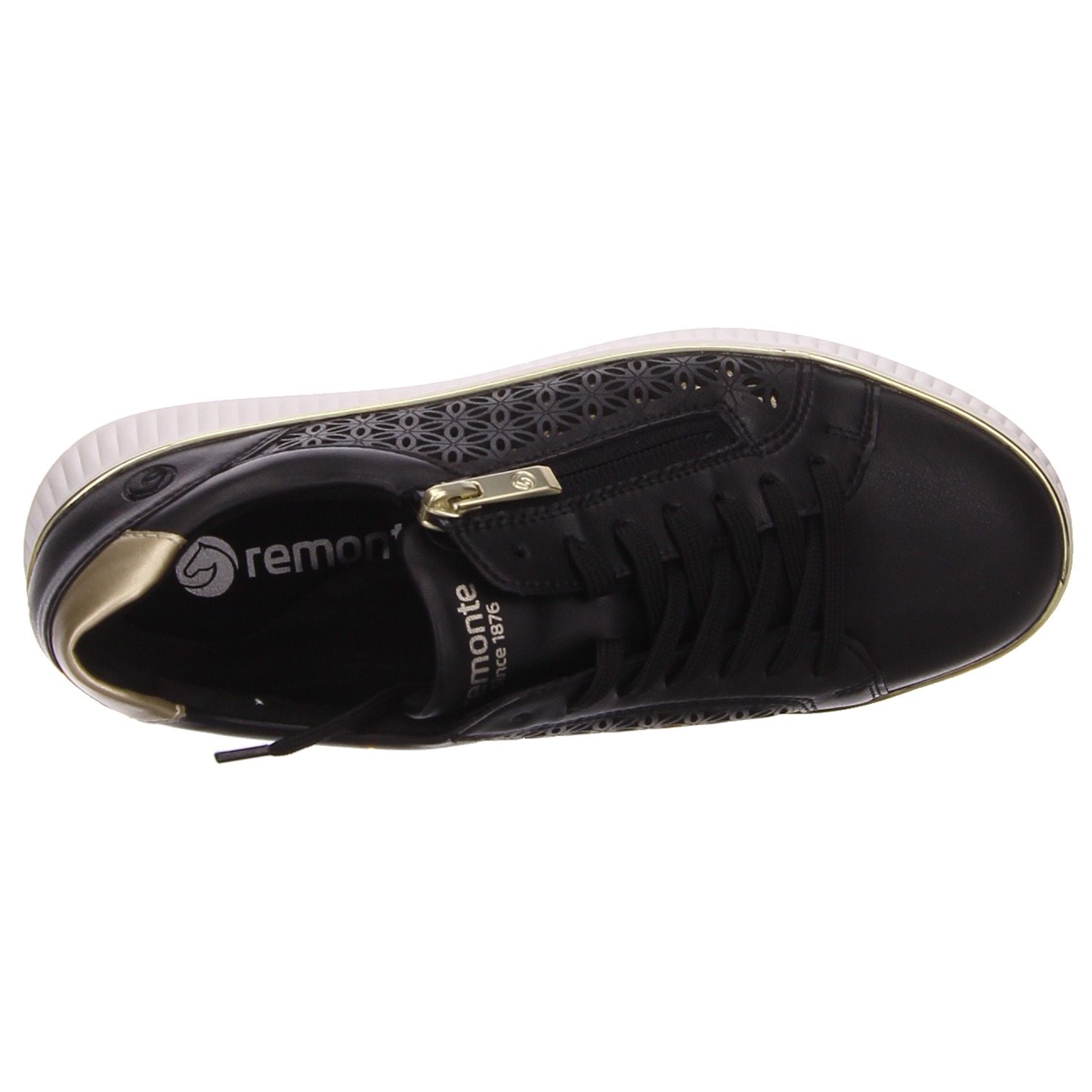 Remonte Schnürschuh schwarz schwarz
