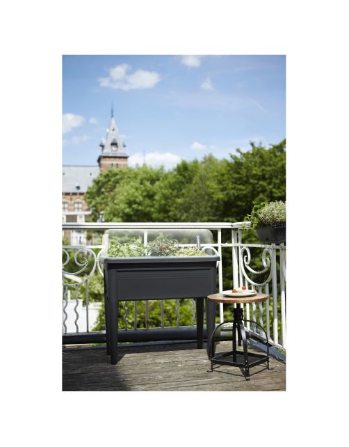 Elho Green Basics Kweektafel - Kweekbenodigdheden - 75.5x36.5x65.1 cm Zwart Xxl