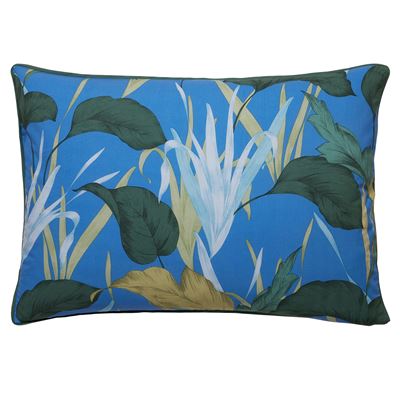 Linge de lit percale feuillage tropical