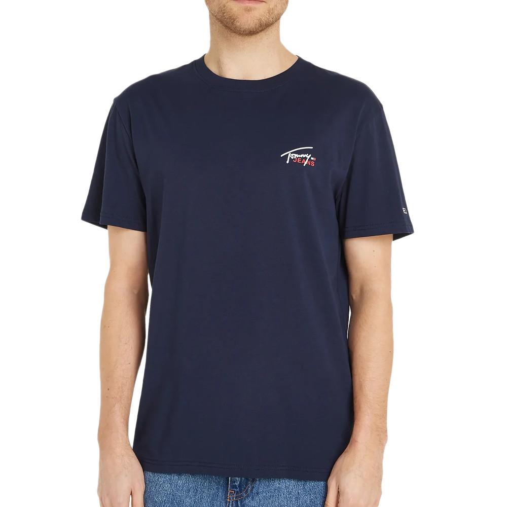 Tommy Hilfiger T-shirt Marine Homme Tommy Hilfiger Small Flag