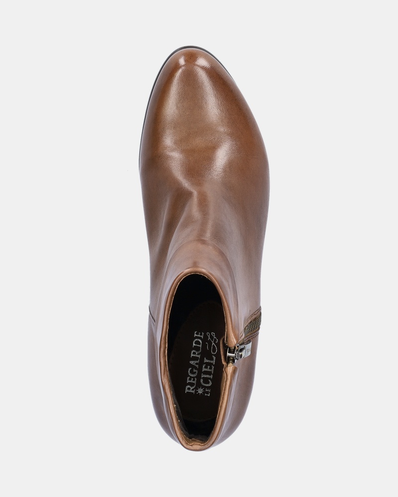 Regarde le Ciel Stefany 03 Enkellaarsjes  - cognac