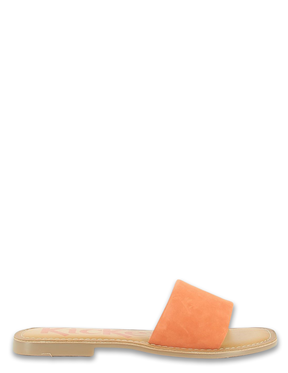 kickers mules femme kick gipsi cuir orange