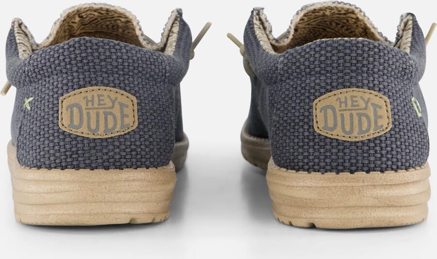 HEYDUDE Instappers Wally Braided Flannel HD40003-1YF Grijs