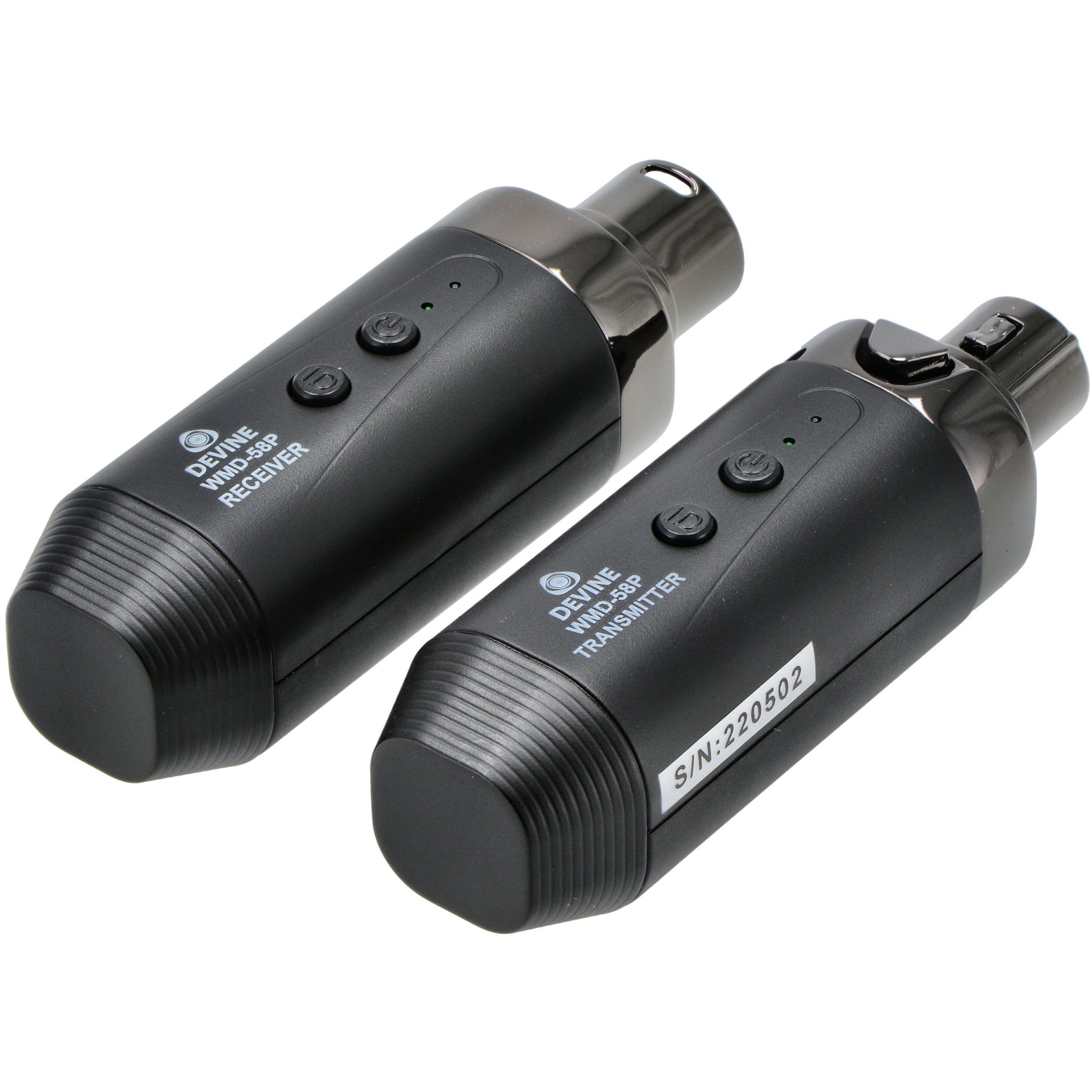 Devine WMD-58P draadloos plug-in microfoonsysteem met ingebouwde batterij