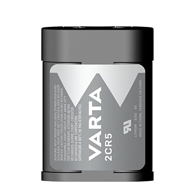 6 Volt Lithium Foto Batterie 2CR5 1600mAh (DL245 625A)