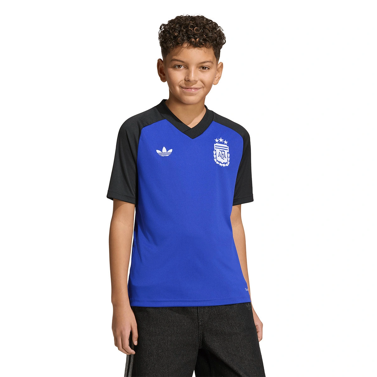 T-Shirt adidas Argentina Pre-Match Away Mundial 2026 Criança