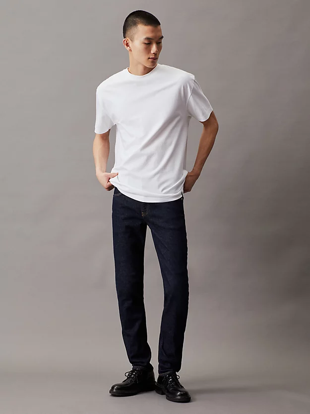 Calça jeans regular afunilada