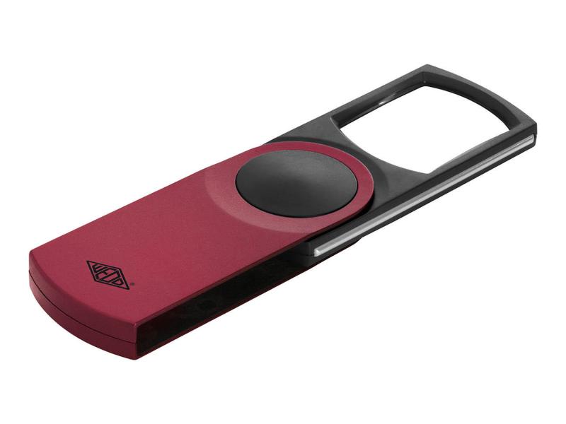 WEDO Lupenleuchte Swing-It Rot Leuchtlupe SWING-IT