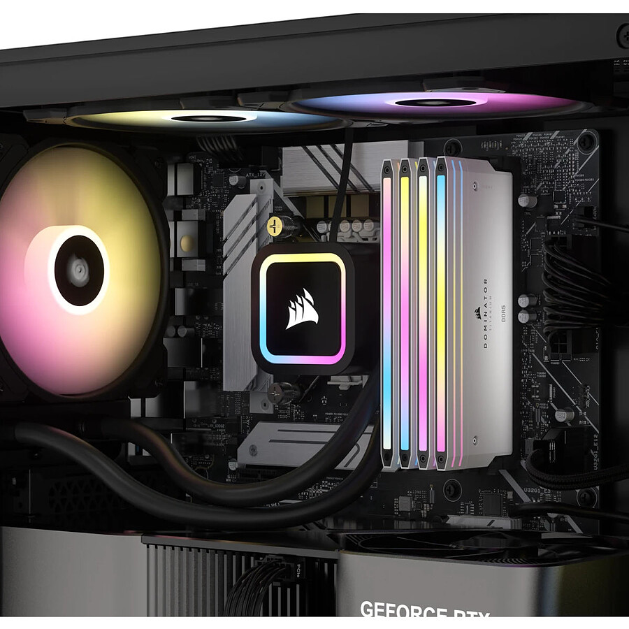 Corsair Dominator Titanium RGB White - 2 x 16 Go (32 Go) - DDR5 7200 MHz - CL34
