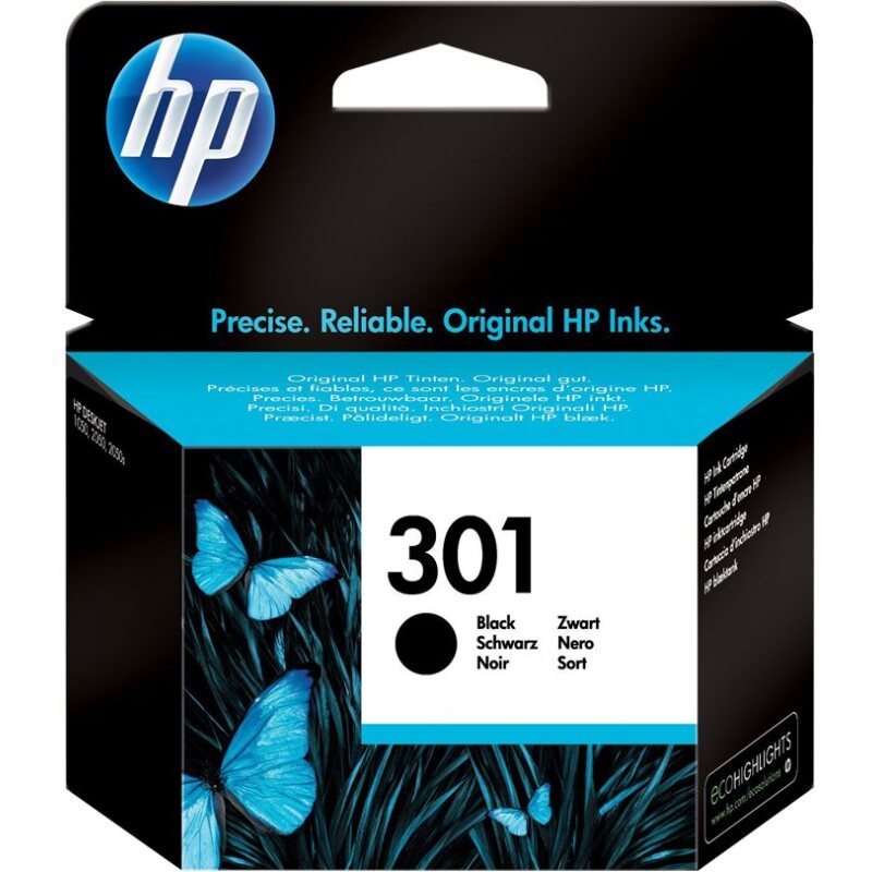 HP 301 cartouche d'encre noir authentique