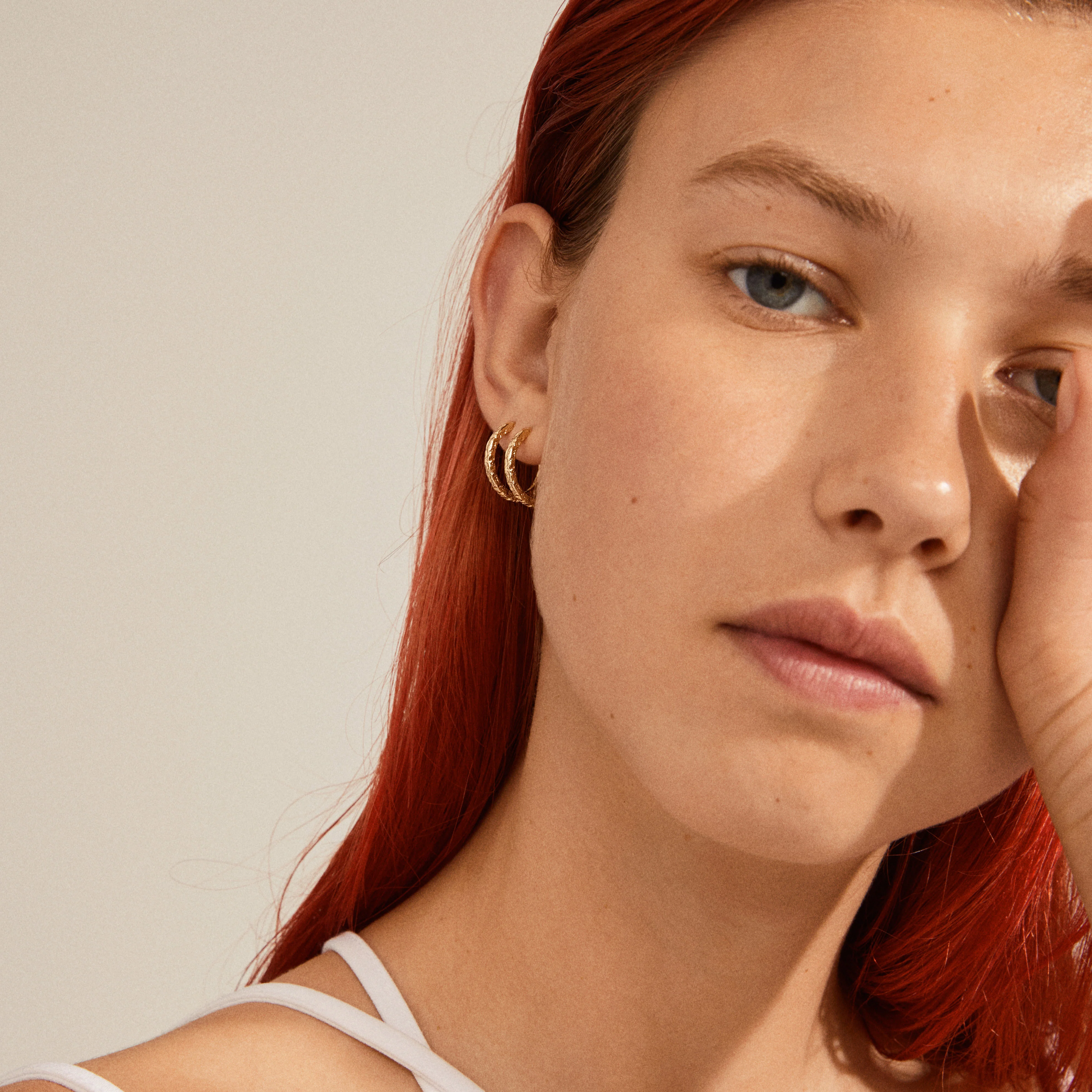 PILGRIM  Elanor hoops - forgyldt