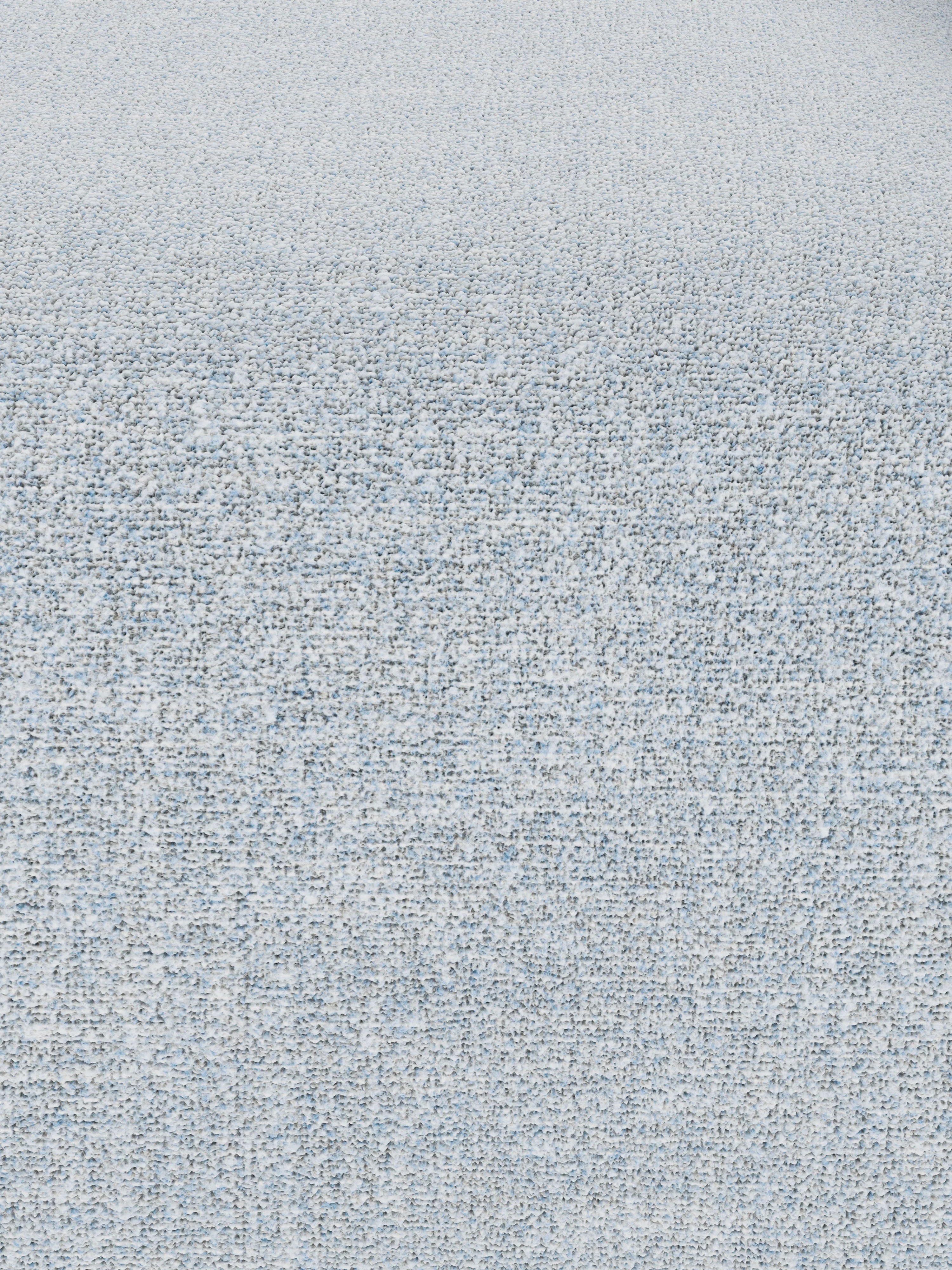 Modulaire bouclé hoekbank Wolke (4-zits) met chaise longue