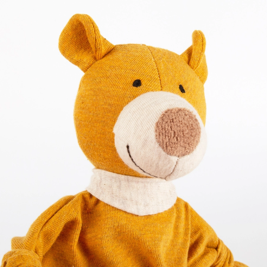 sigikid® Minischnuffeltuch Bär Yellow gelb