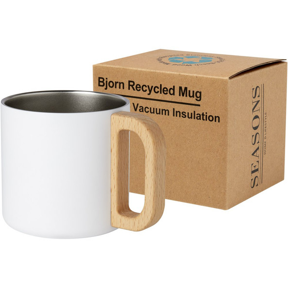 Seasons 100740 - Mug Isotherme Écologique en Acier Inoxydable Recyclé