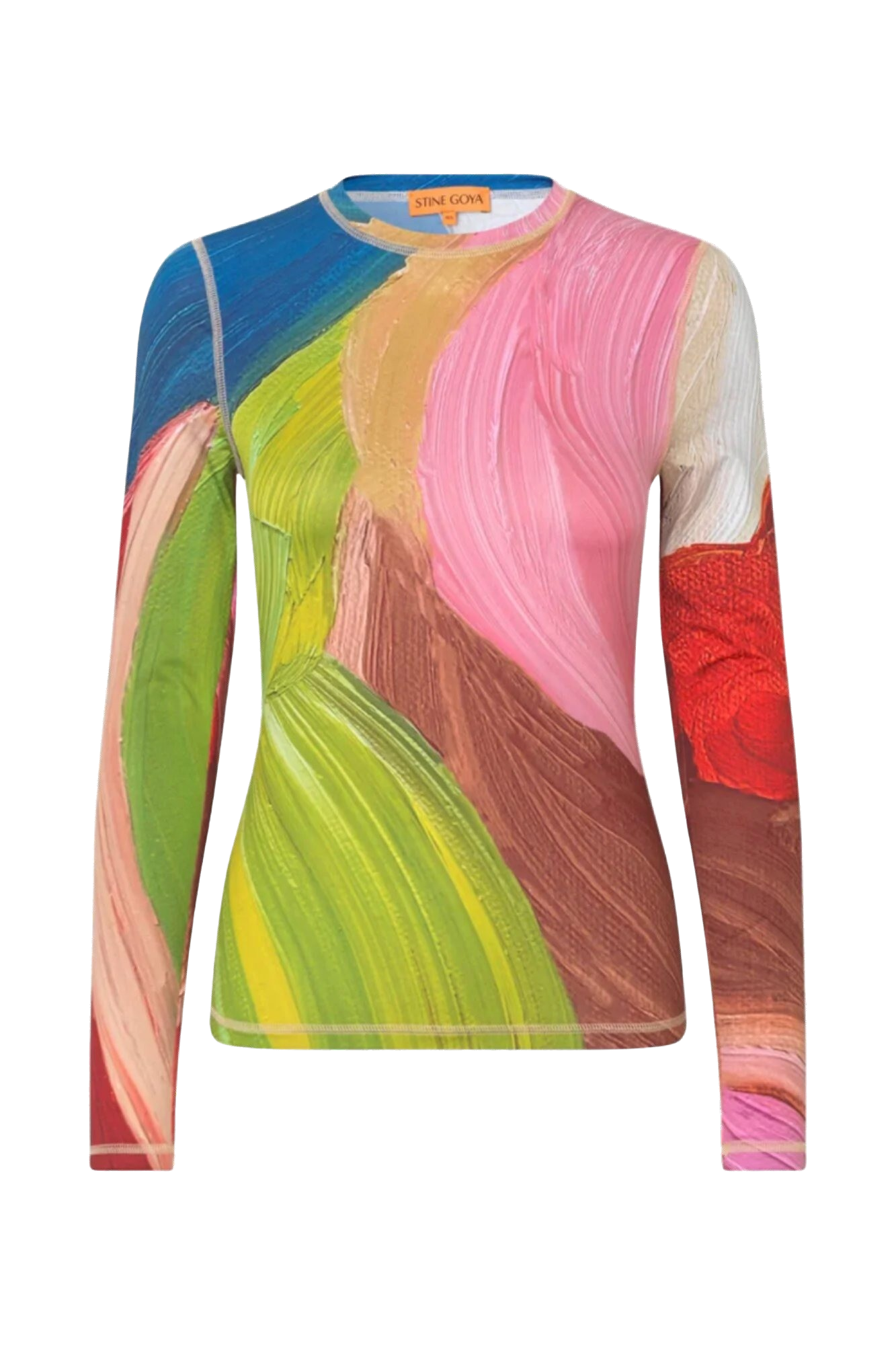 Stine Goya  Elastic langærmet t-shirt - Hands