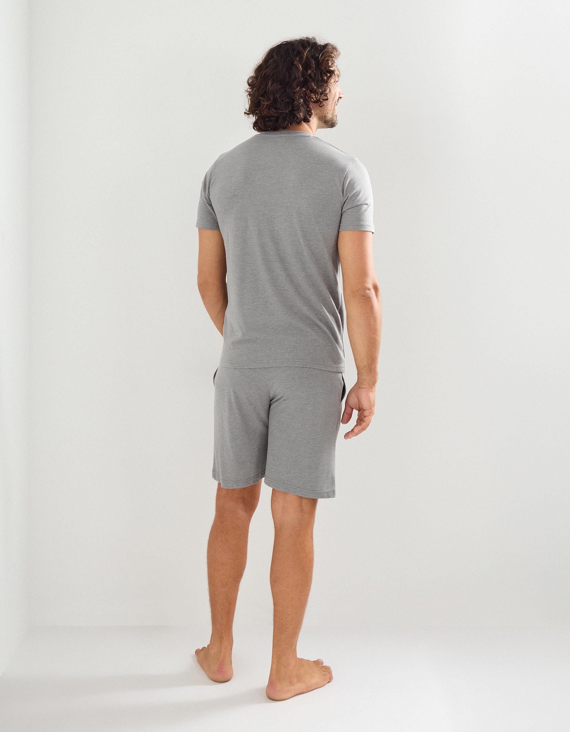 Pijama Jersey, Homem, Cinzento Escuro