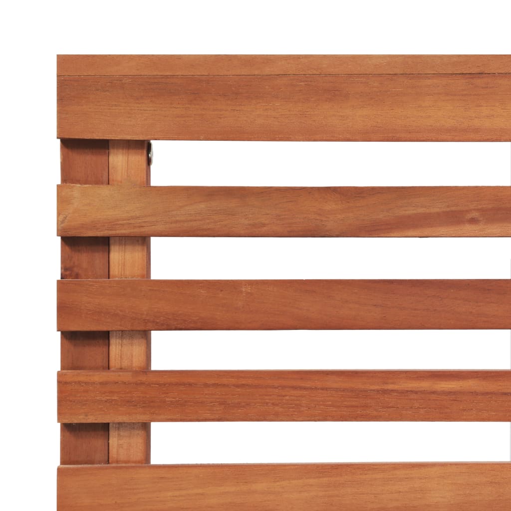 Mobilier de bistro 2 pièces bois d'acacia massif
