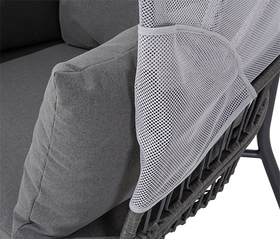 Leco Sessel mit Fußhocker