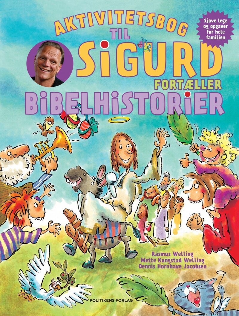 Sigurd Barrett Fortæller Bibelhistorier - Aktivitetsbog - Sigurd Barrett - Bog