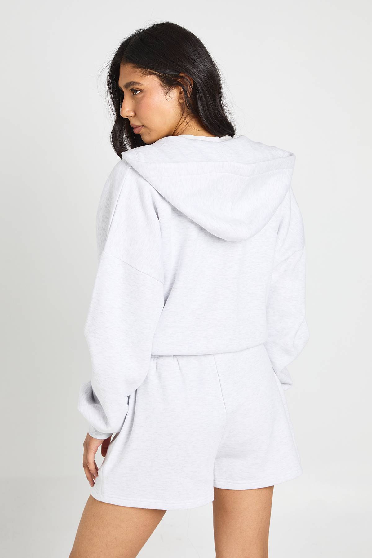 boohoo Short De Jogging Taille Haute Coupe Tall Avec Cordon De Serrage Interne