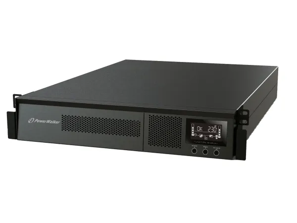 PowerWalker VFI 1000 RMG PF1, Dobbeltkonvertering (online), 1 kVA, 1000 W, Sine, 110 V, 300 V