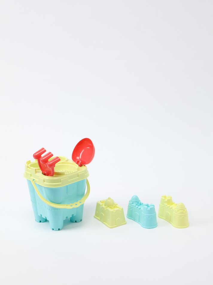 Conjunto de Cubo, Formas e Pá de Castelo - Sortido