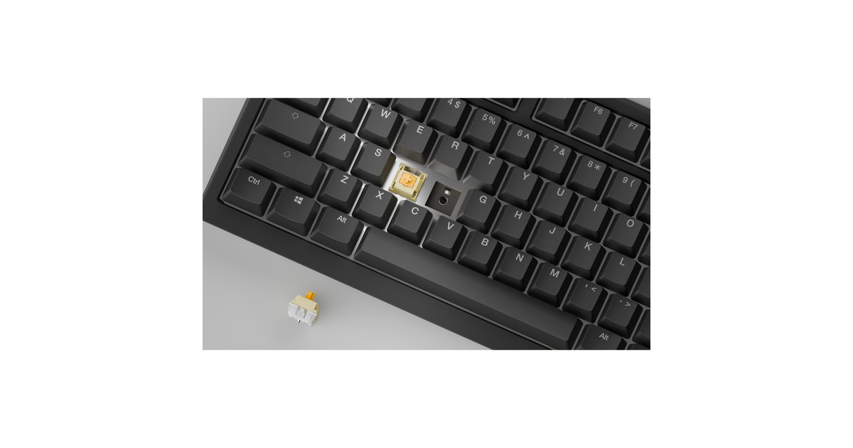 DuckyOne X Wireless, toetsenbord  (Zwart, US lay-out, Ducky Inductive, Hot-swappable, PBT, 2.4 GHz | Bluetooth | USB-C)