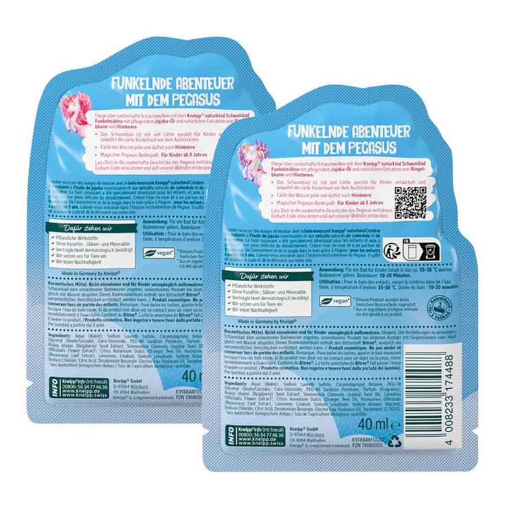 Kneipp naturkind Funkelmähne Schaumbad, 40 ml