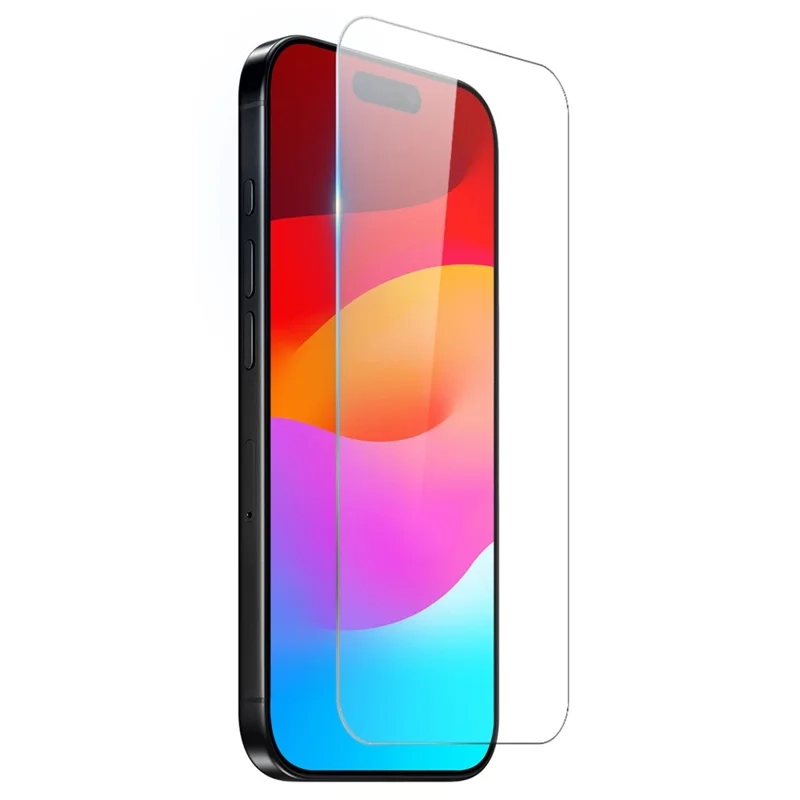 iPhone 17 Pro Max 3in1 Gummi Case Hülle mit Panzer Glas Display- / Kameraschutz - Transparent