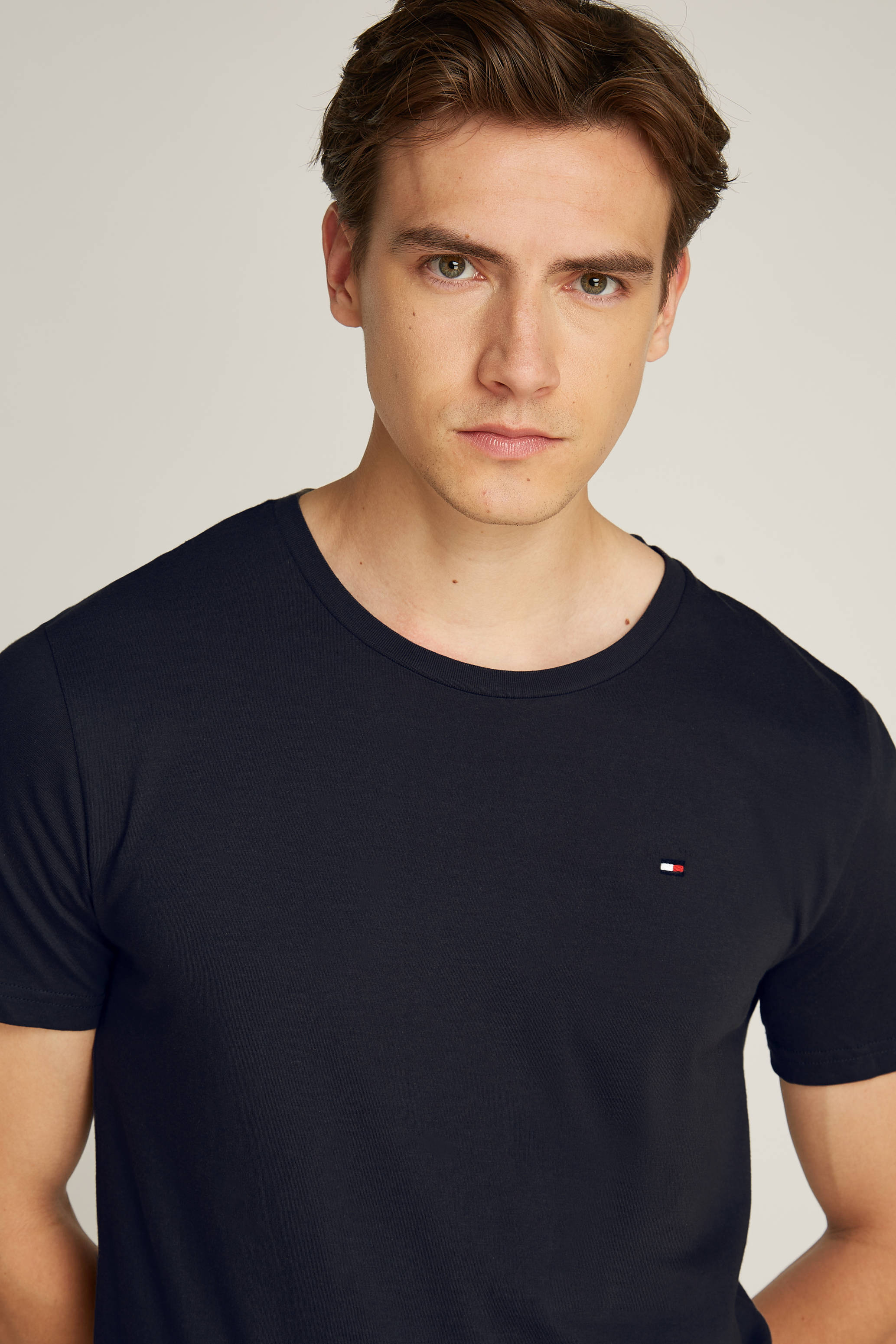 Tommy Hilfiger ondershirt (set van 3) donkerblauw/zwart/grijs