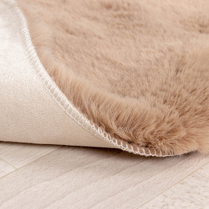 Kindervloerkleed - Huggy Schaap Taupe | Super fluffy!