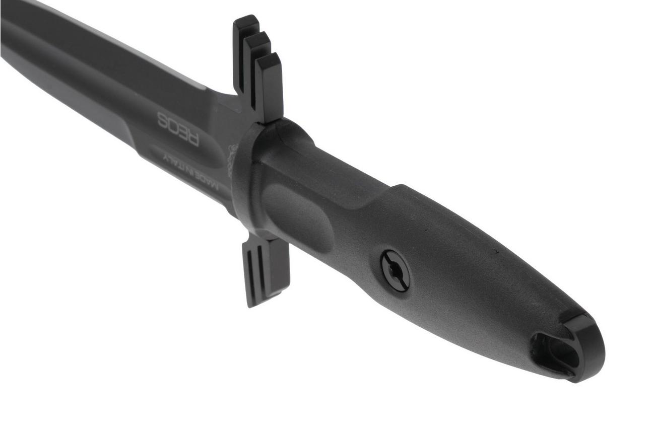 Extrema Ratio Ermes Operativo, Black 04.1000.0443/BLK/OP vaststaand mes