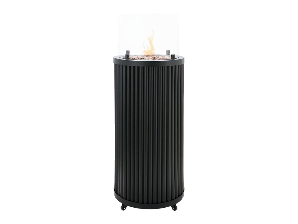 Cosipillar Curved black gashaard - 30 mbar