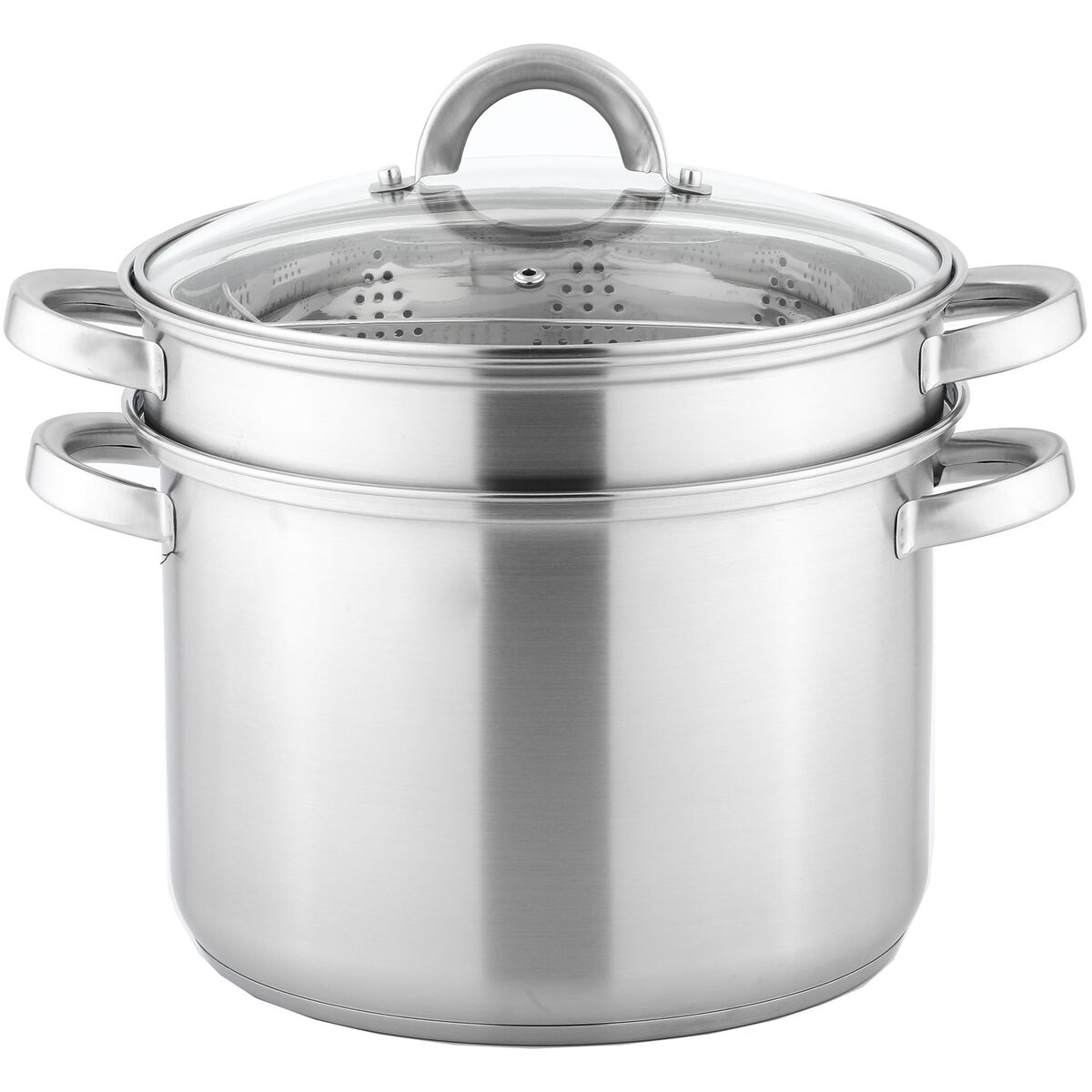 Pastagryte med dampinnsats + dørslag 7,5 liter