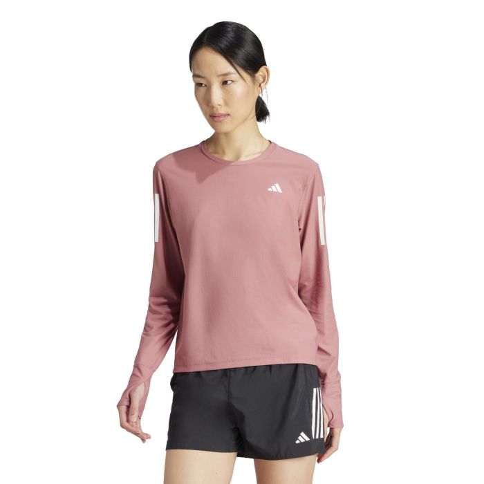 adidas Dame Trøjer Own The Run Long-sleeve Pink