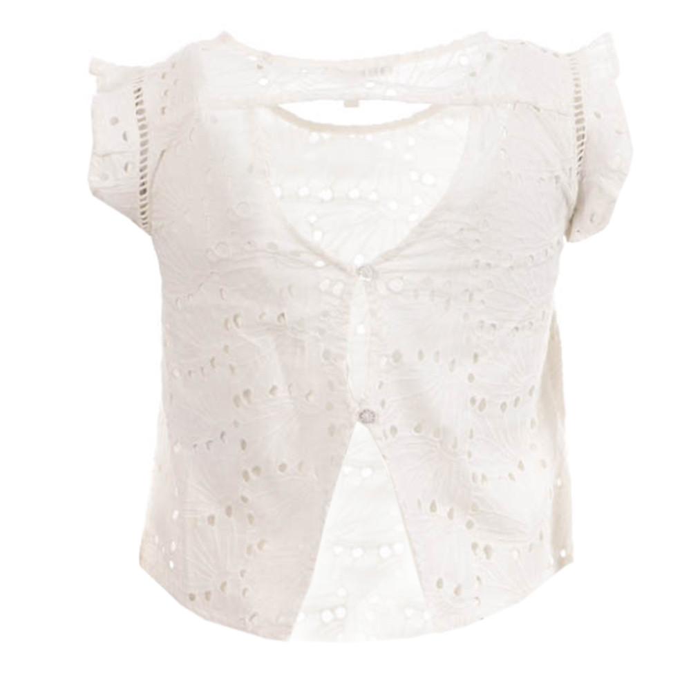 Teddy Smith T-shirt Blanc Fille Teddy Smith Tabali