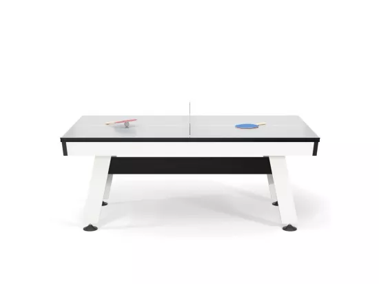 Table multi-jeux 3 en 1 - Samurai - Air Hockey, Ping-Pong et convertible Table dînatoire