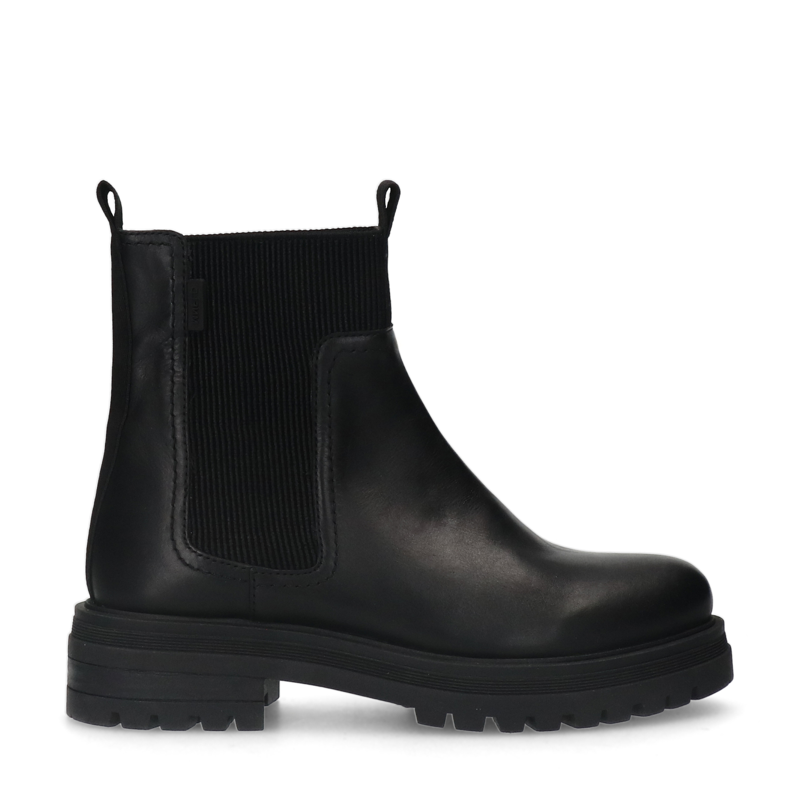 Zwarte leren chelsea boots