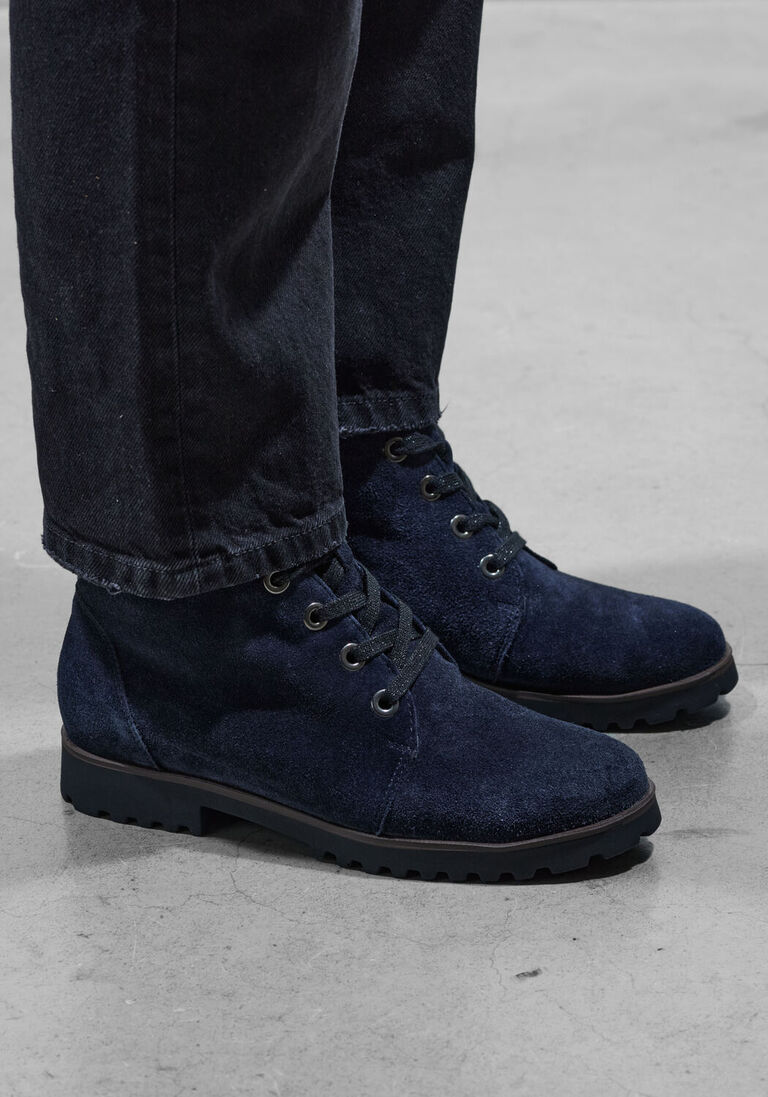 blauwe waldlaufer veterboots h elisa
