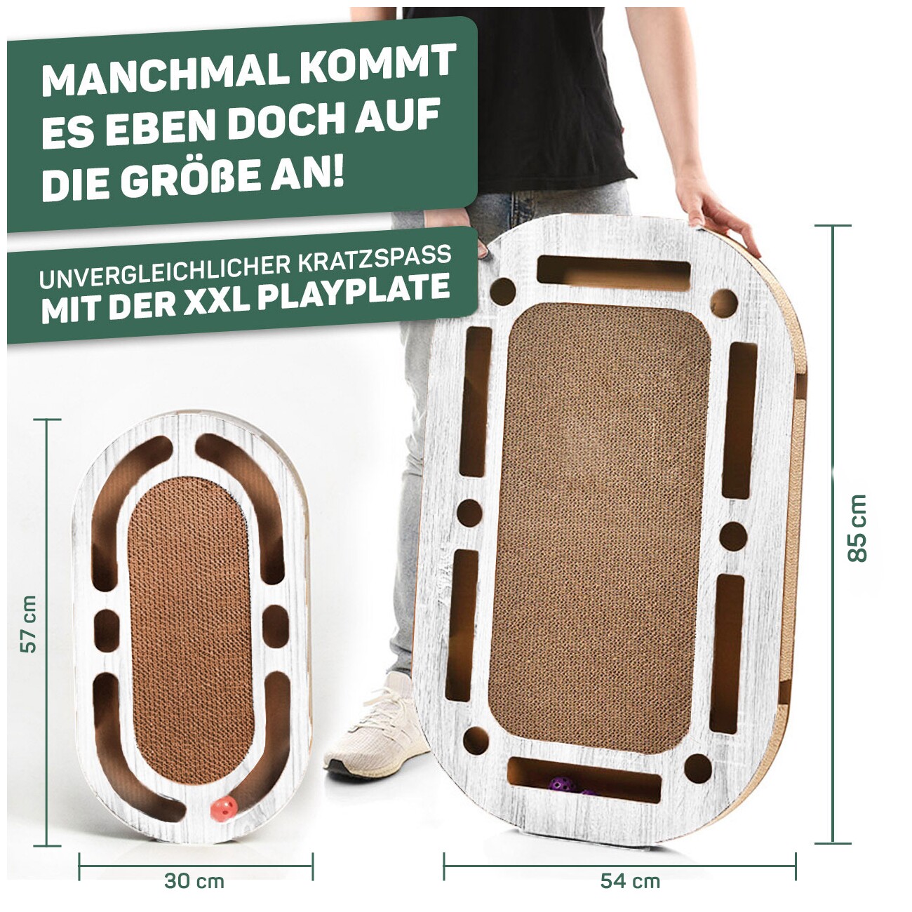 Canadian Cat Company Katzenspielplatz PlayPlate weiß